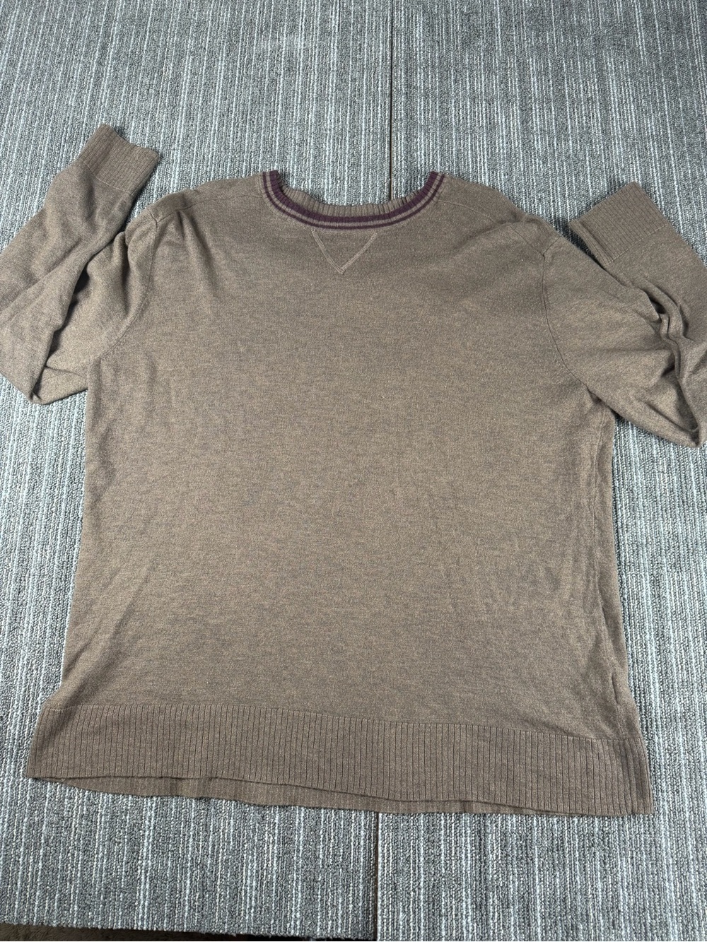 Smartwool Men's XXL Brown Pullover Long Sleeve Thermal Sweater